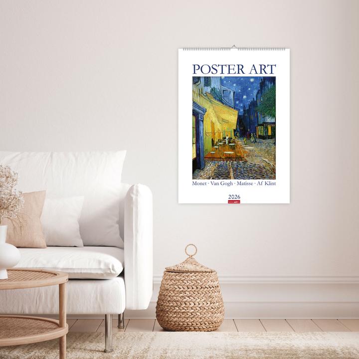 Produktbild Poster Art Kalender 2026 - Monet, Van Gogh, Matisse, Kandinsky (49 x 68 cm, Deutsch)