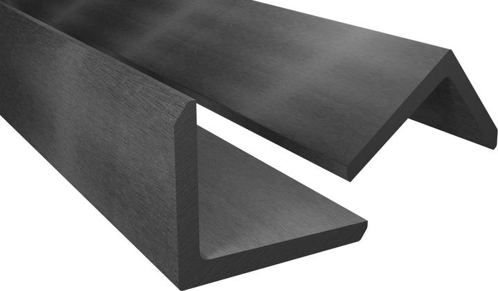 Actual product image Endorphin ® WPC Abschlussleisten 5er Set Hellgrau 220cm Winkelprofil 5,5 x 4,5cm (5 x)