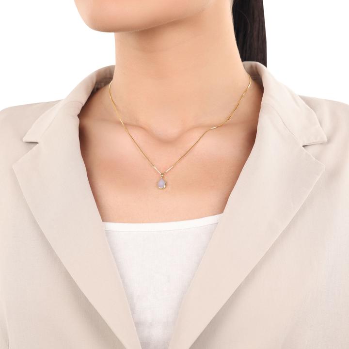 Actual product image Amor Cupid pendant for ladies, gold 375, glass (Gold 375, 9 ct)