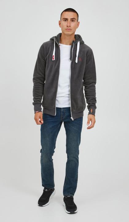 Actual product image Solid Loki Men's Fleece Jacket Zip-Hoodie (M)