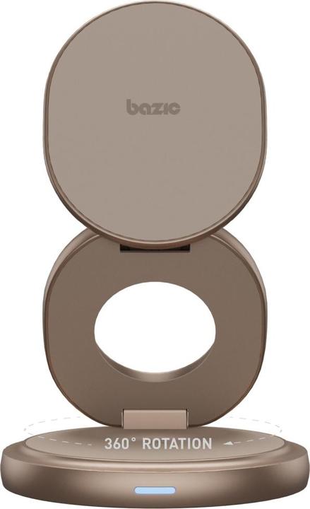 Energea Wireless Charger Bazic Gomag Gyre Foldable 3in1 15W Fast Charging gold (15 W)