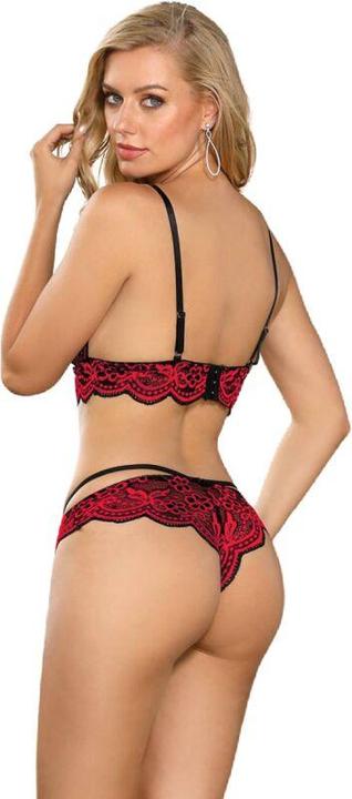 Image du produit Subblime Ensemble Deux Pièces Haut Dentelle Et Culotte S/M (S)