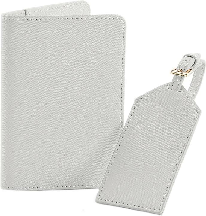 Actual product image Bagbase Passport cover and luggage tag set Boutique