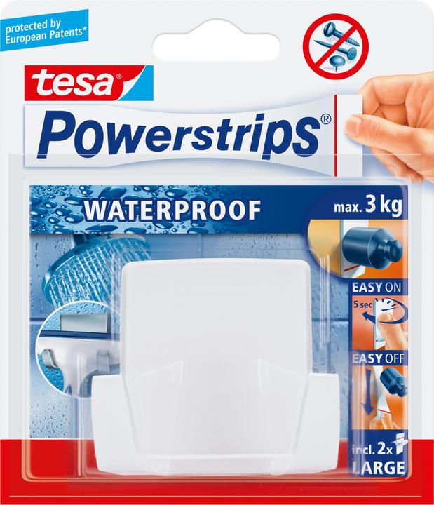 tesa Powerstrips WP Double hook Wave