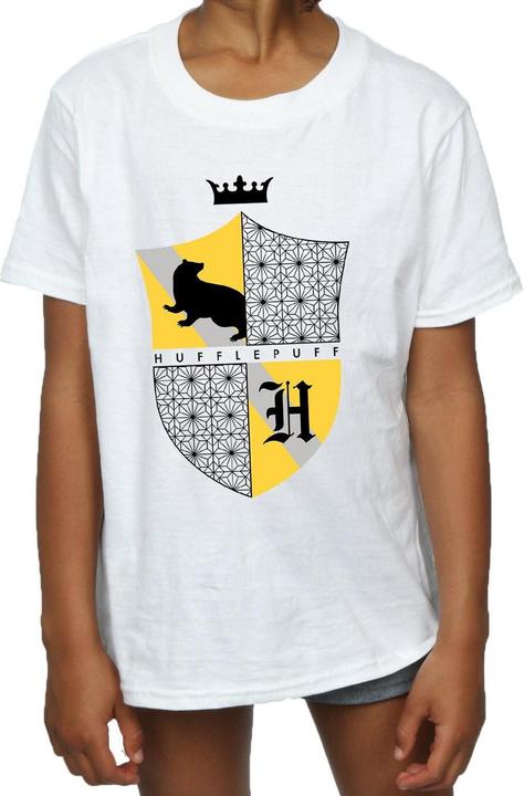 Immagine prodotto Hufflepuff Shield Maglietta Ragazze (152, 158)