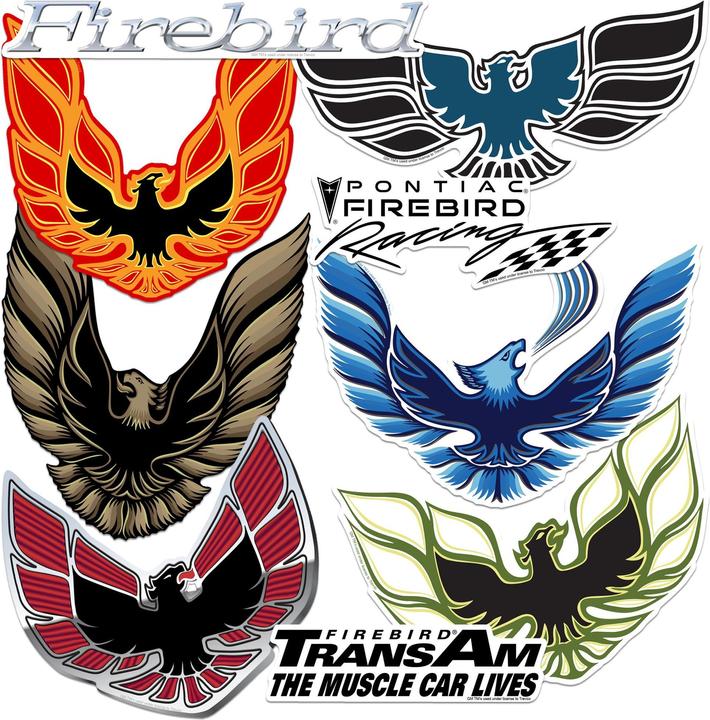 Pontiac Aufkleber Firebird Deluxe 50erPack Vinyl