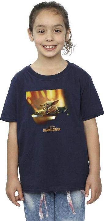 Immagine prodotto Star Wars The Mandalorian Grogu Painted Maglietta Ragazze (140, 146)