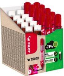 Image du produit Pilot Greenpack V-Board Master, bleu, 10 marqueurs et 10 mines de rechange (Bleu, 2.30 mm, 10 x)