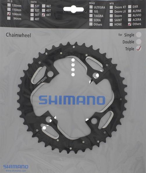 Immagine prodotto Shimano Ingranaggio DEORE LX FC-T551 44 AE per parapantaloni (44)