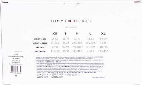 Image du produit Tommy Hilfiger Tangas pour femmes en pack de 3 (XS, Lot de 3)