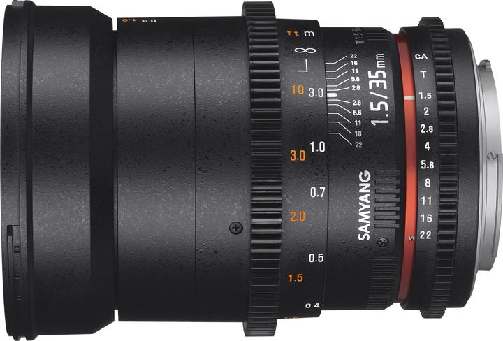 Produktbild Samyang 35mm T1.5 VDSLR II Canon EF (Canon EF, Vollformat)