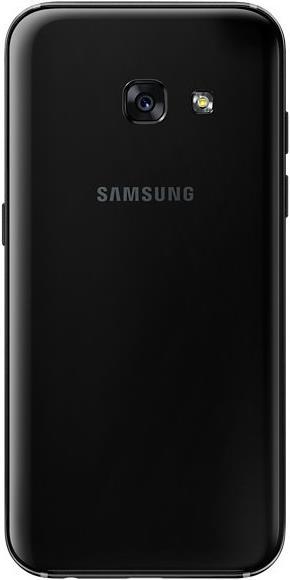 Actual product image Samsung Galaxy A3 (2017) (16 GB, Black-Sky, 4.70", Hybrid Dual SIM, 13 Mpx, 4G)