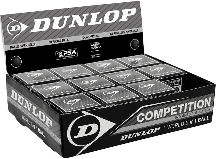 Produktbild Dunlop Competition Squashbälle 12Erpack