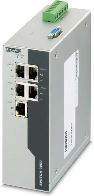 Phoenix Contact Interruttore Ethernet industriale (5 Porti)