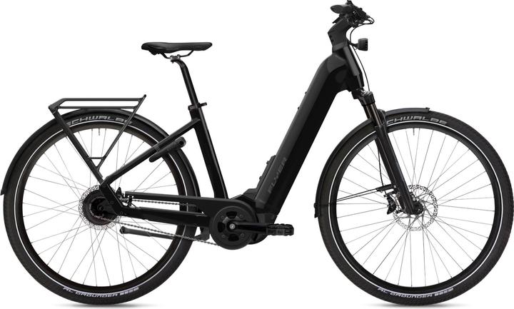 Flyer E-Bike Upstreet 5.40 Panasonic GX Force Pro FIT 75Nm/630Wh/36V 28 Zoll Perlschwarz glänzend M (48 cm)