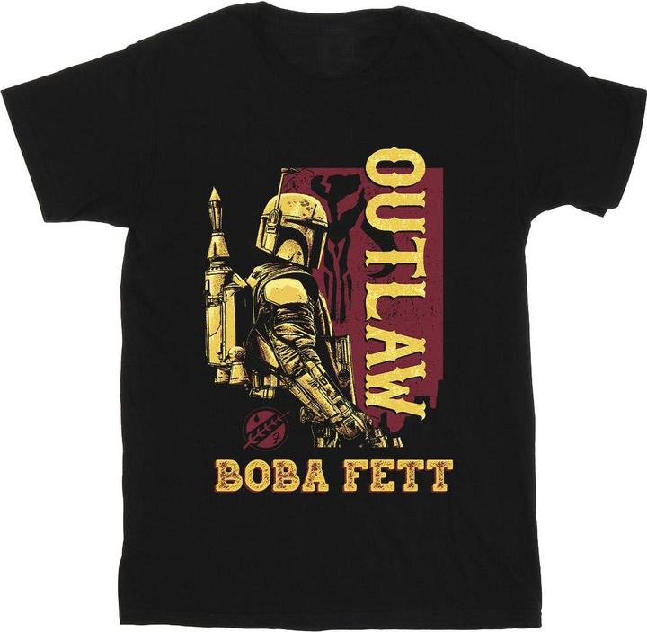 Image du produit Star Wars - T-shirt THE BOOK OF BOBA FETT DISTRESSED OUTLAW - Homme (XXL)