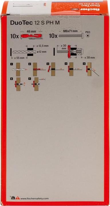 Image du produit Fischer DuoTec 12 S PH M (10 pcs)