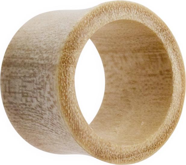 Produktbild Star Piercing Flared Tunnel aus Krokodil Holz (ohne Messing, Organisch)