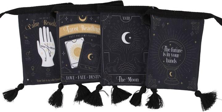 Actual product image Something Different Fortune Teller Flags Fabric 4Pack Set