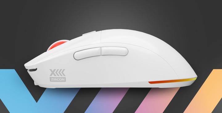Produktbild Genesis Mysz Mysz Dla Graczy Zircon Xiii Custom Bezprzewodowa 26000dpi Biała Gamingowa (Kabelgebunden)