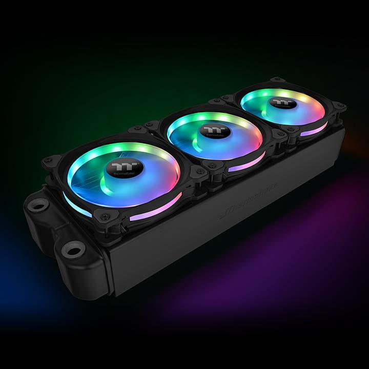 Actual product image Thermaltake Riing Duo 12 RGB LED Fan - 120mm Set of 3 (120 mm, 3 x)