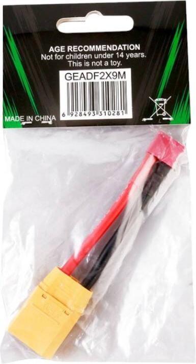 Actual product image Gens Ace Deans?T?female to XT90 male adapter, AWG12 60mm