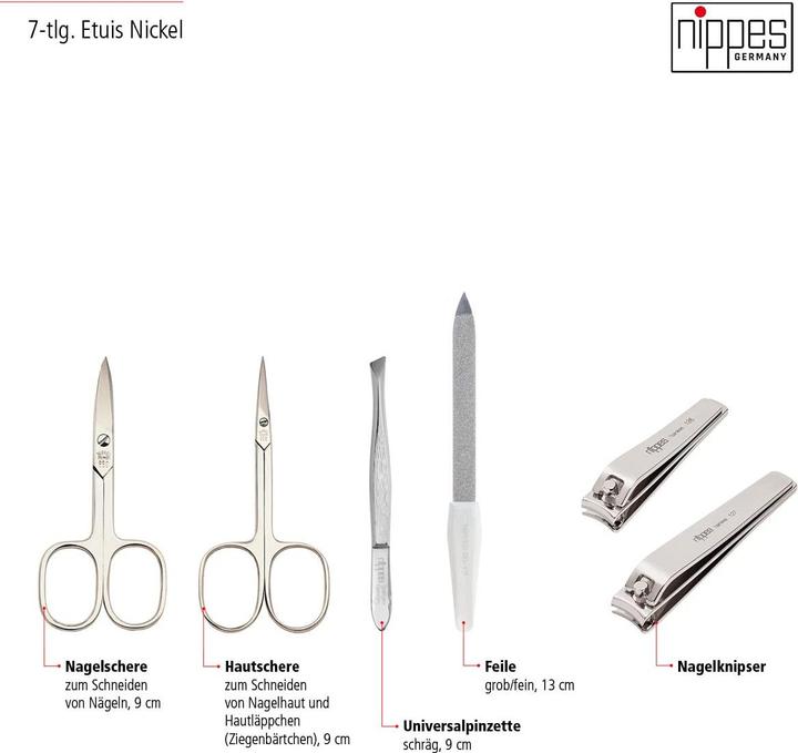 Produktbild Nippes Maniküre-Set Vintage, 7-teilig