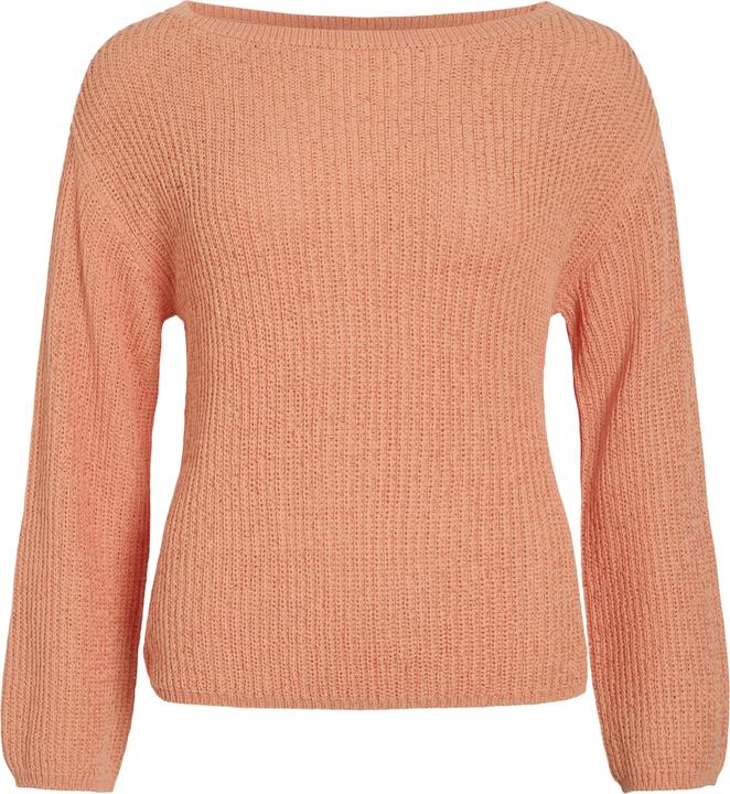 Vila VISUMMI U-Boot-Ausschnitt Strickpullover