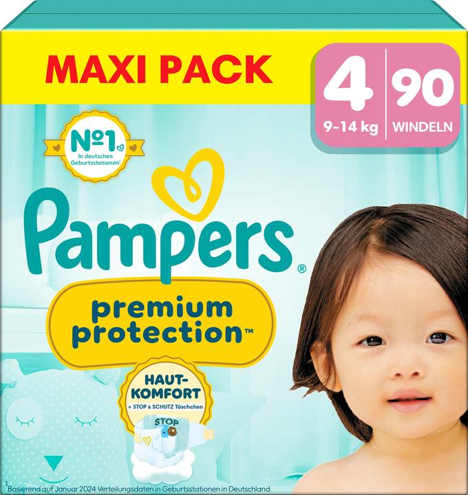 Pampers Premium Protection Pants (Size 4, Half month box, 90 Piece)