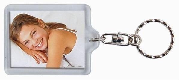 Gedeon Schlüsselanhängerrahmen transparent
