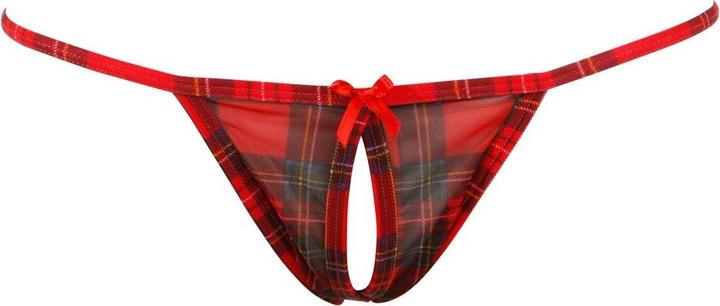 Actual product image Cottelli Collection Top and skirt plaid (S)