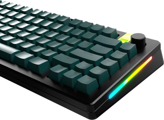 Actual product image Glorious GPBT Basics Keycaps, ANSI Layout (US), PBT, Dye-Sub - Totem Green
