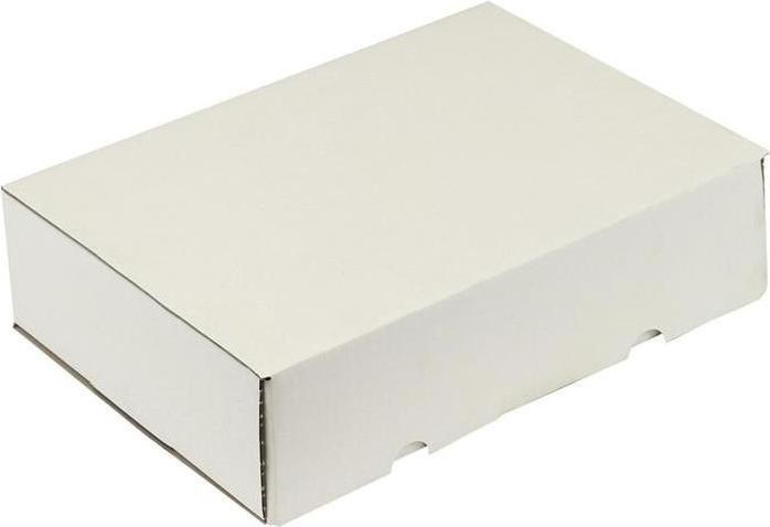 Produktbild Transpak Klappschachtel 1-wellig Masse 300x215x77mm A4 Qualität 1.20 B weiss weiss (50 x)