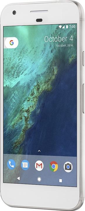 Actual product image Google Pixel XL (32 GB, Very Silver, 5.50", Single SIM, 12 Mpx, 4G)