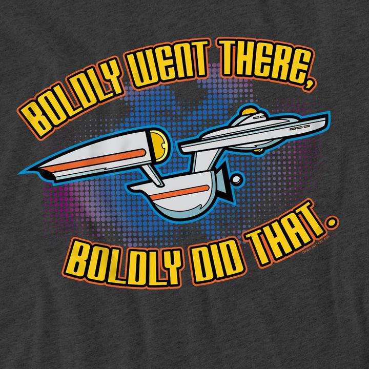 Actual product image Star Trek Quogs Unisex Adult Bold T-Shirt (M)