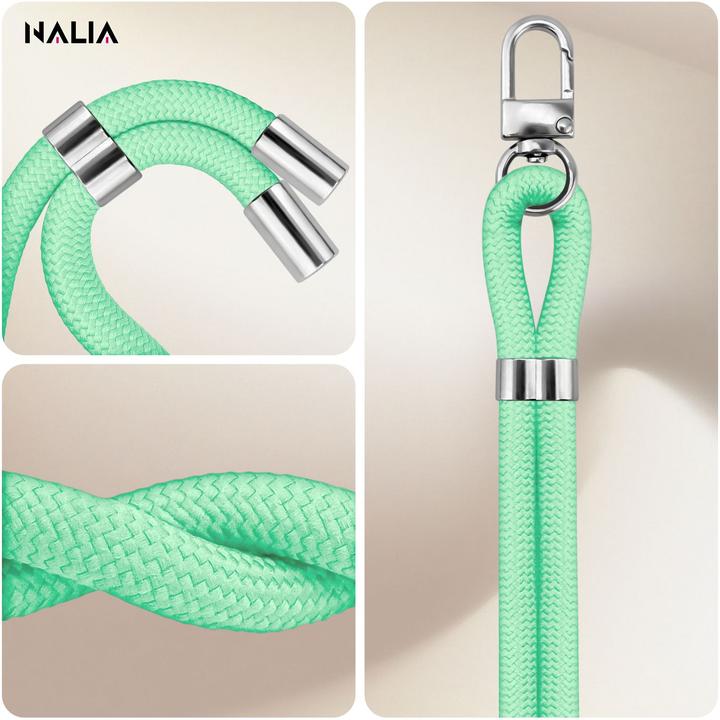 Actual product image Nalia HoldMe Lanyard Handykette – Universal Trageband für Smartphones - Verstellbar, Soft & Elastisch