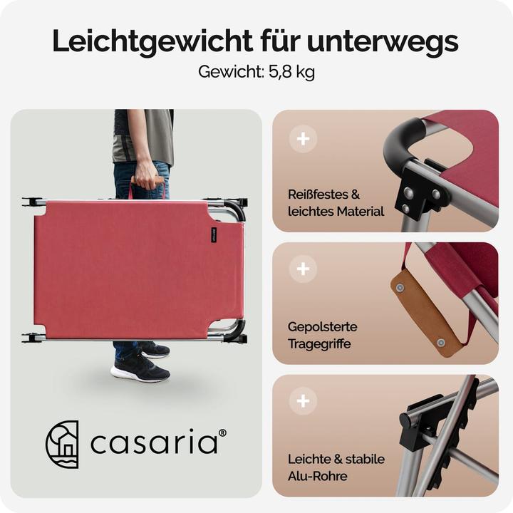 Produktbild Casaria Sonnenliege (210 cm)