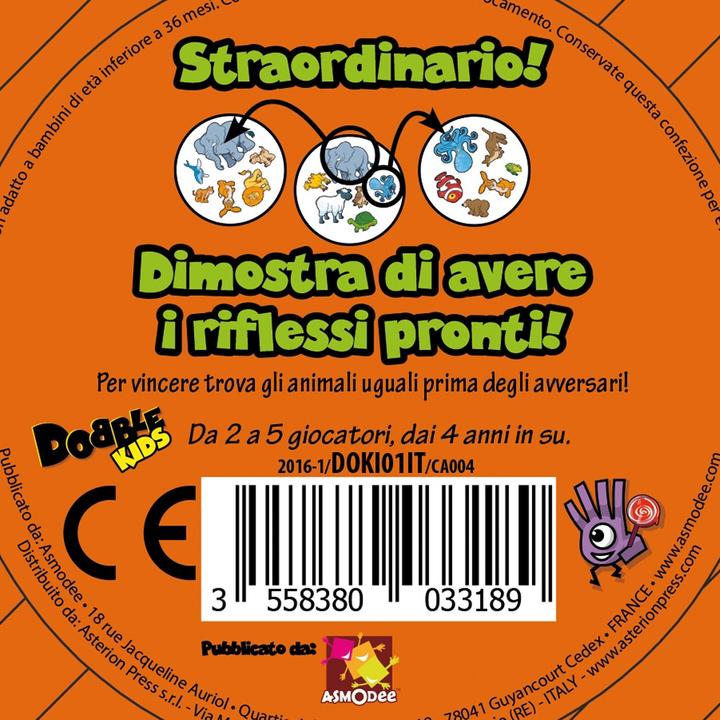 Produktbild Asmodée Dobble Kids (Deutsch, Französisch, Italienisch, Englisch)