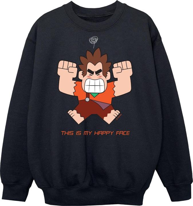 Produktbild Disney Wreck It Ralph Happy Face Sweatshirt Jungen (152, 158)