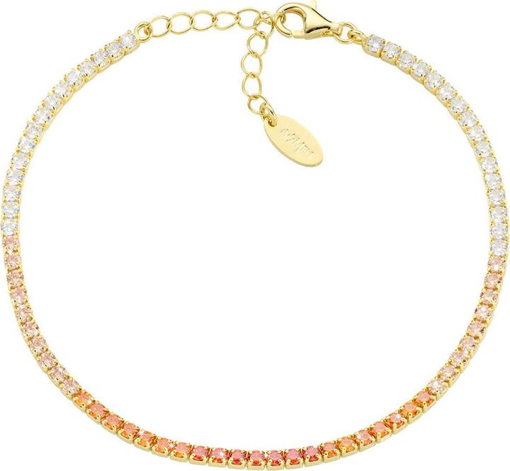 Amen Tennis Armband (19 cm, Silber 925)