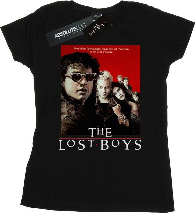 Actual product image The Lost Boys Womens/Ladies Red Poster Cotton T-Shirt (M)