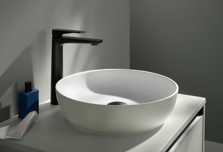 Produktbild Duravit Sivida Aufsatzwaschtisch, rund, 400x400mm, ohne Hahnloch, ohne Überlauf (400 mm, 400 mm)