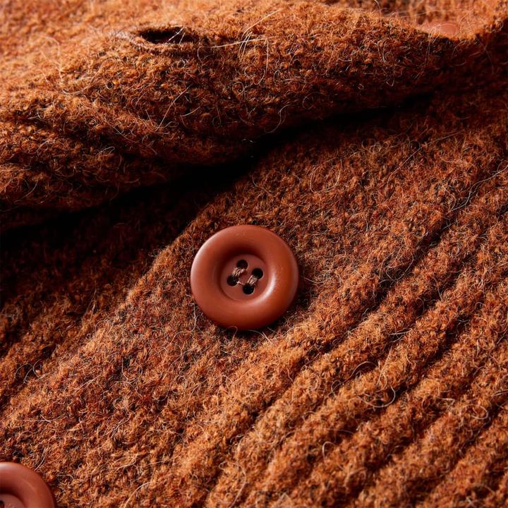 Image du produit VidaXL Cardigan pour enfants Cognac 140,Composition : 17% Acrylique. 63 (140)