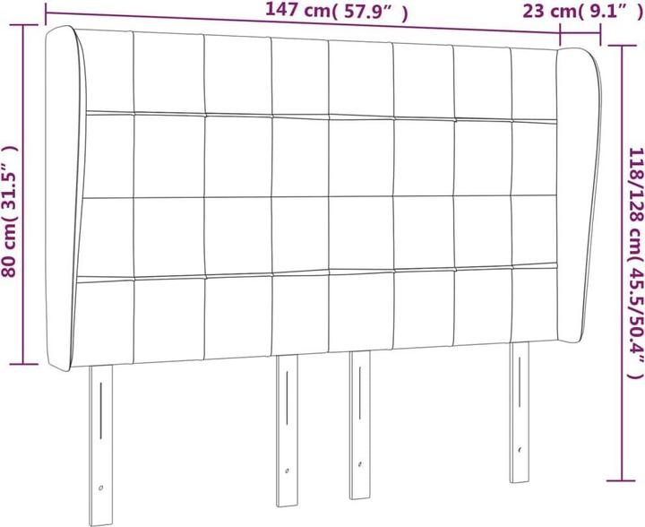 Produktbild VidaXL Sherwynd (147 x 23 x 128 cm)