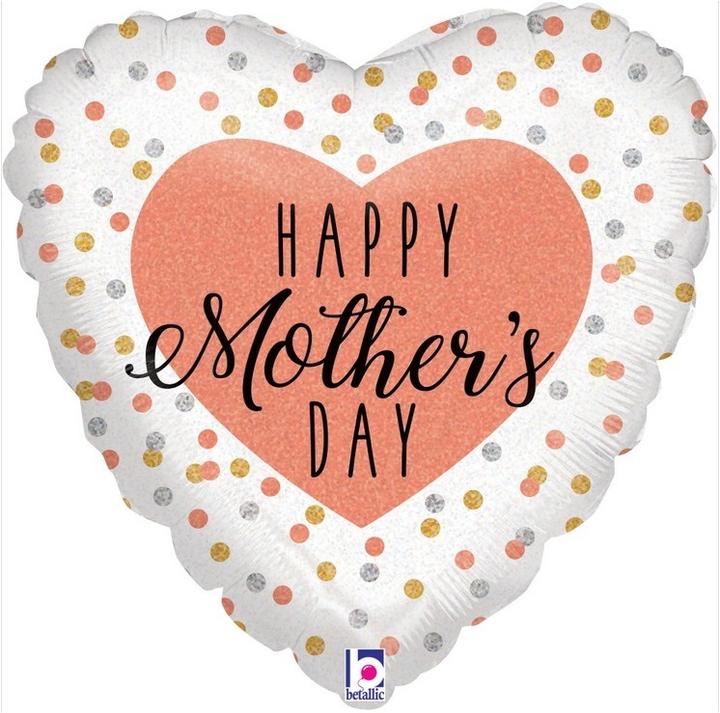 Immagine prodotto Maniche a palloncino glitterate Betallic Mother's Day Foil