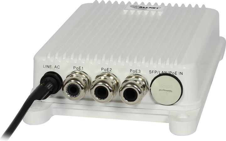 Produktbild Allnet Switch unmanaged outdoor 3 Port Gigabit 100W 3x PoE+ 1x SFP Lüfterlos IP67 (3 Ports)