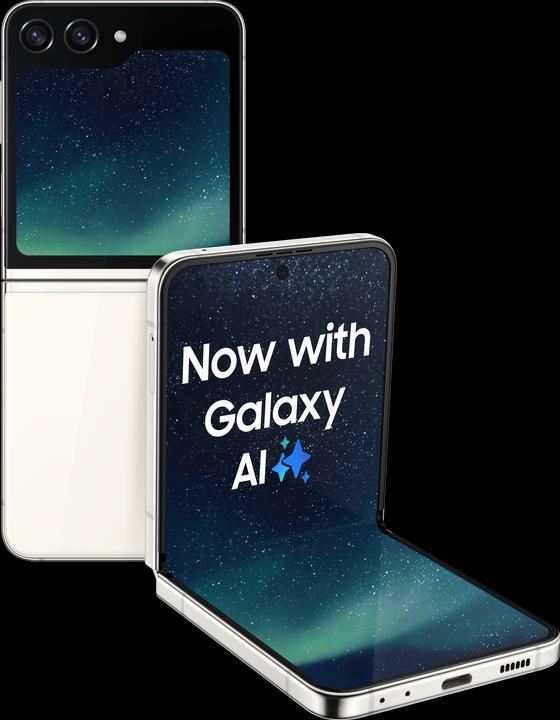 Productafbeelding Samsung Galaxy Z Flip5 (512 GB, Crème, 6.70", SIM + eSIM, 12 Mpx, 5G)