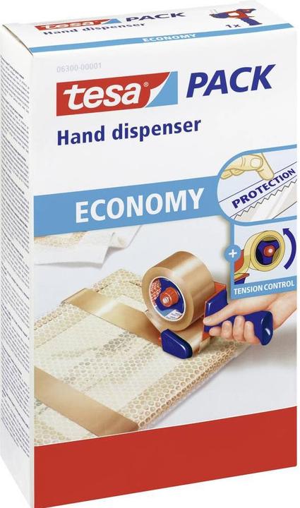Produktbild tesa tesapack 6300 ECONOMY Handabroller - Für Klebebänder mit bis zu 50 cm Breite