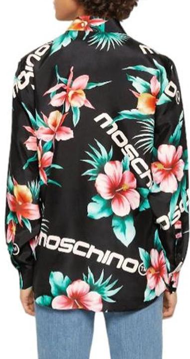 Image du produit Moschino Couture Silk Printed Shirt (39)