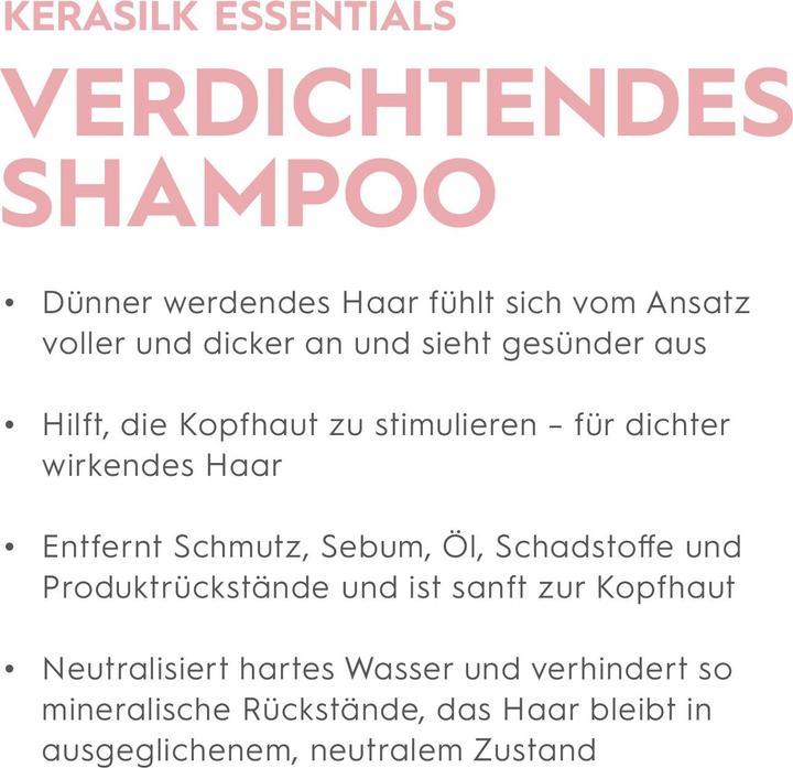 Produktbild Kerasilk Essential - Redensifying Shampoo (750 ml, Flüssiges Shampoo)